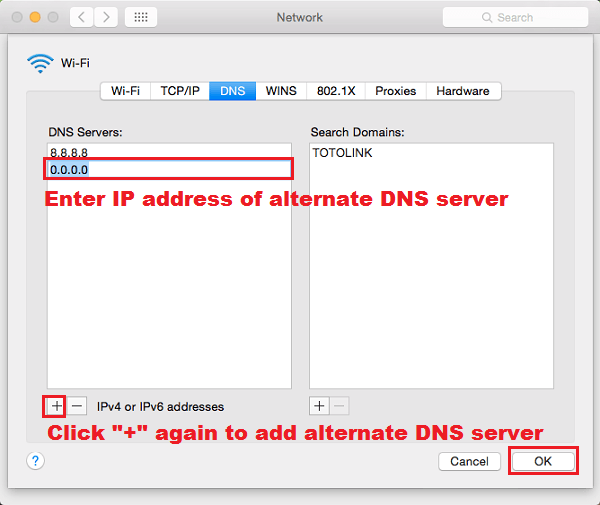 Instruktioner til ændring af DNS-server på Windows, Mac, iOS og Android