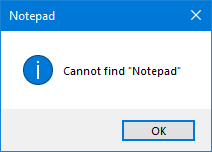 Kaip rasti ir pakeisti tekstą „Notepad“ sistemoje „Windows 10“.