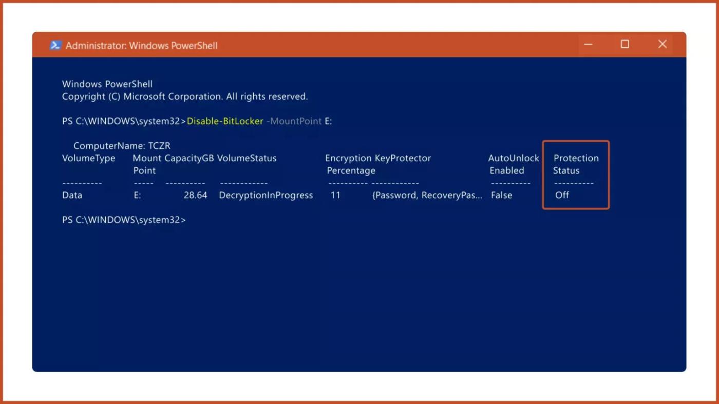 Sådan slår du Bitlocker fra på Windows 11