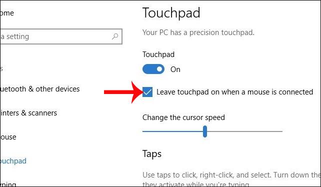 Sådan tilpasses Touchpad på Windows 10 Creators Update