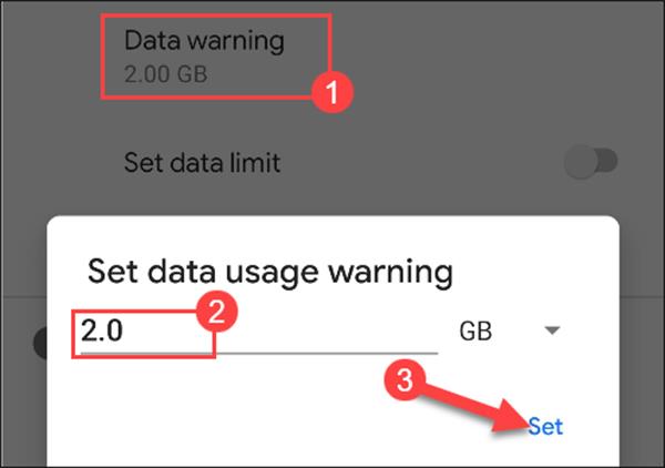 Hvernig á að fylgjast með gagnanotkun á Android