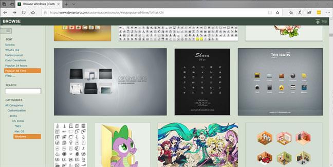 7 verkkosivustoa, joista voit ladata ilmaisia ​​työpöytäkuvakkeita Windows 10:lle