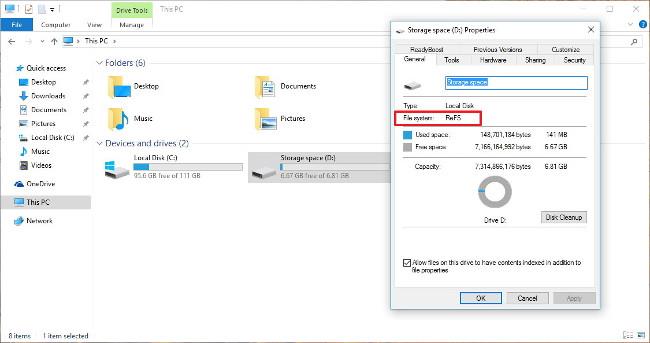 Slik bruker du Resilient File System (ReFS) på Windows 10