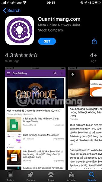 App Store og Google Play screenshot størrelser