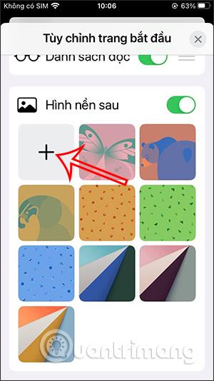 Kā iestatīt iPhone Safari fona tapeti