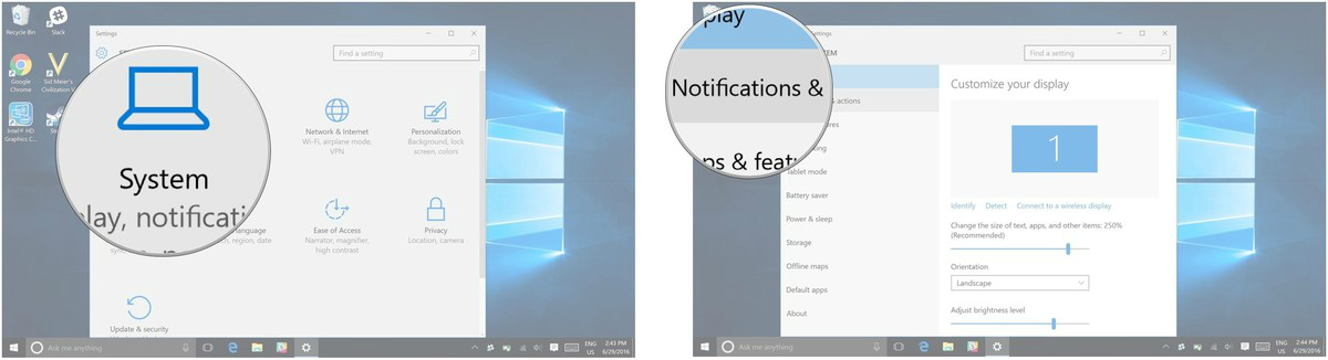 Her er, hvordan du tilpasser og deaktiverer (deaktiverer) Action Center på Windows 10