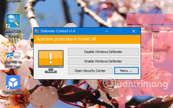 Išjunkite „Windows Defender“ („Windows“ sauga) „Windows 10“, „Windows 11“.