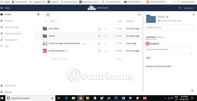 Kako instalirati Owncloud poslužitelj na Windows 10 (WSL)