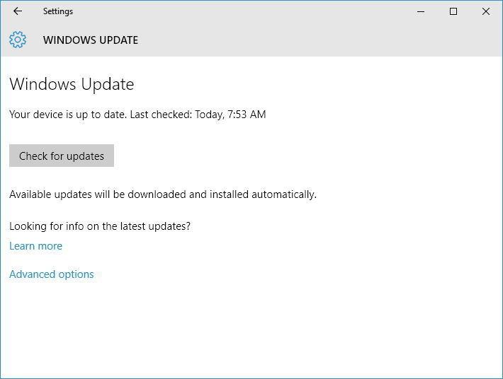 Sådan downloades Windows 10 Anniversary Update?