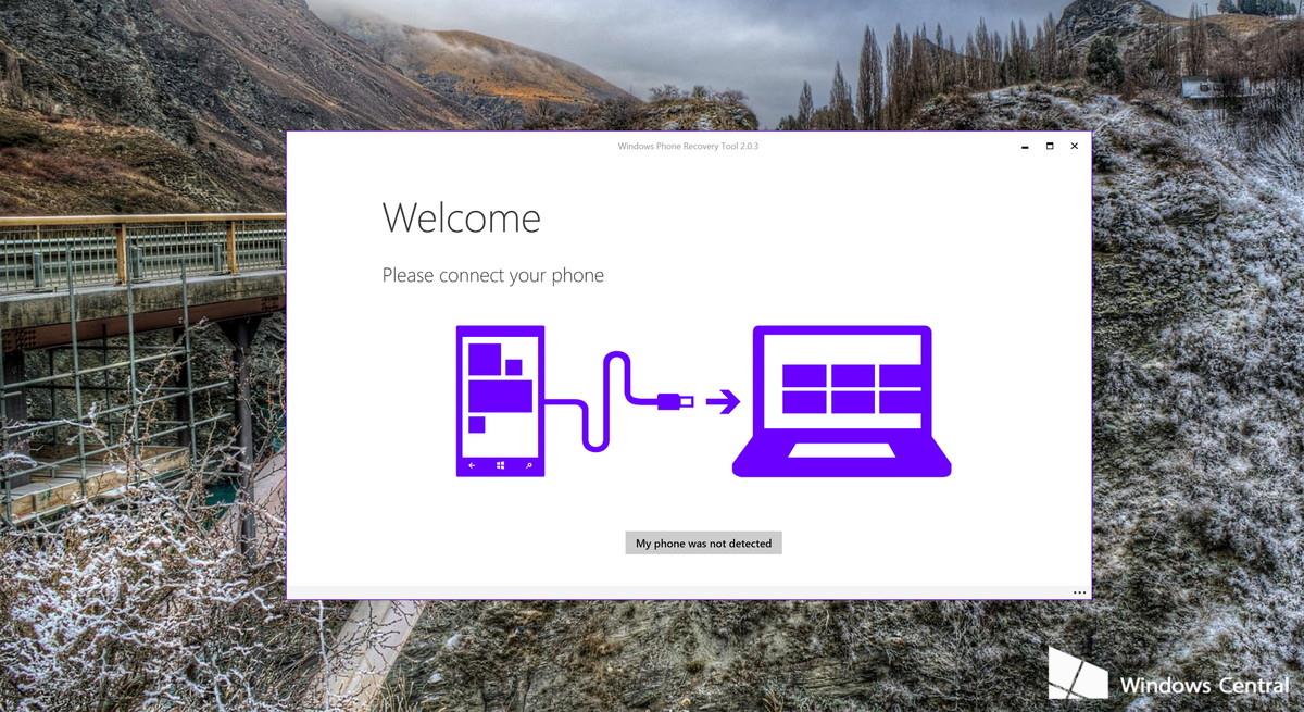 Instruktioner til nedgradering af Windows 10 Mobile til Windows Phone 8.1