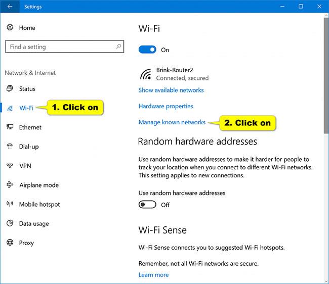 Hur man aktiverar slumpmässig MAC-adress för WiFi-nätverk på Windows 10