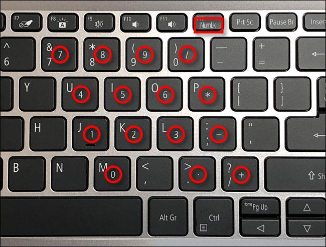 Sådan rettes tastaturfejl ved at indtaste tal i stedet for bogstaver
