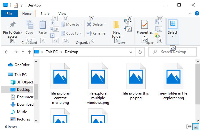 Kako koristiti File Explorer bez miša na Windows 10