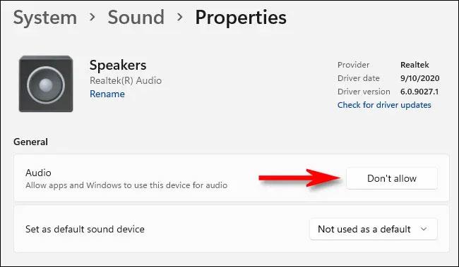 Kako onemogućiti audio uređaje u sustavu Windows 11