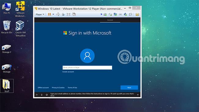 Kā izveidot Windows 10 virtuālo mašīnu, izmantojot VMware Player un VirtualBox