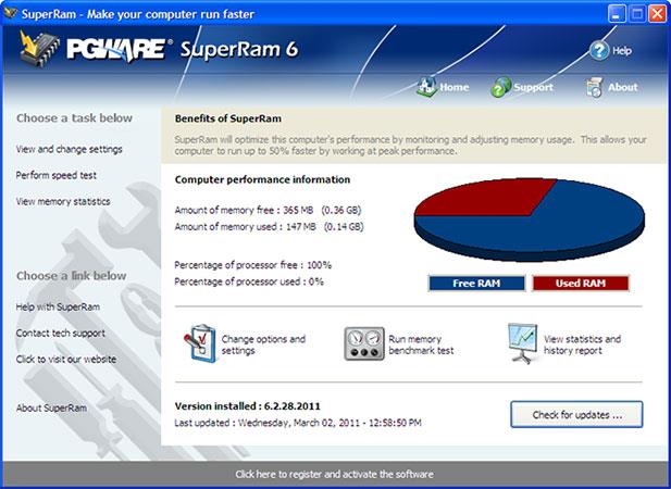 Top 5 software til at optimere RAM, forbedre computerens ydeevne