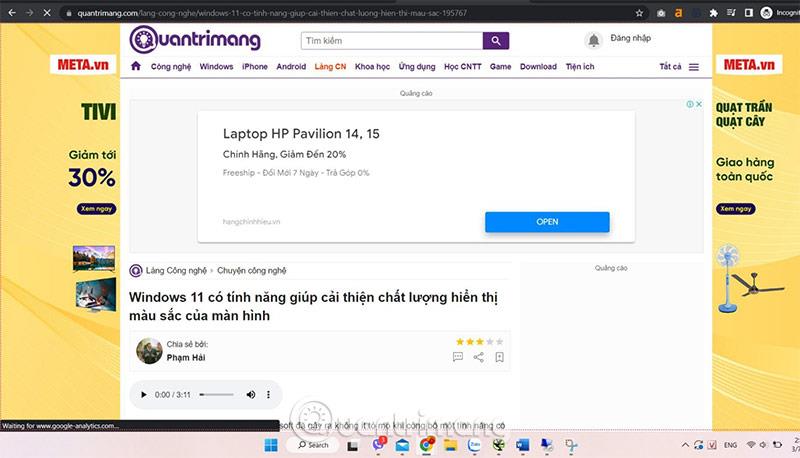 Instruktioner til optagelse af skærm ved hjælp af Snipping Tool på Windows 11