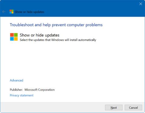 Kaip paslėpti „Windows Update“ sistemoje „Windows 10“.