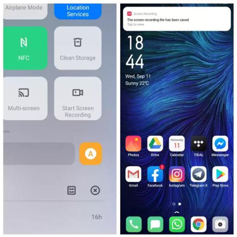 Jak nahrávat obrazovku na telefonu OPPO