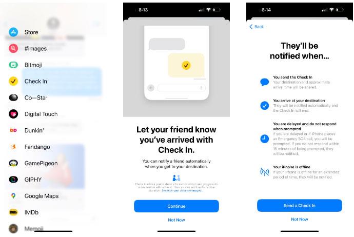 Kako koristiti značajku Check in u aplikaciji Messages na iPhoneu
