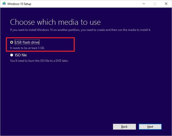 Instruksjoner for oppgradering fra Windows 10 32-bit til 64-bit