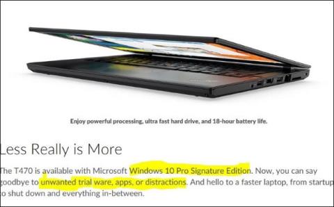 Hvað er sérstakt við Windows 10 Signature?