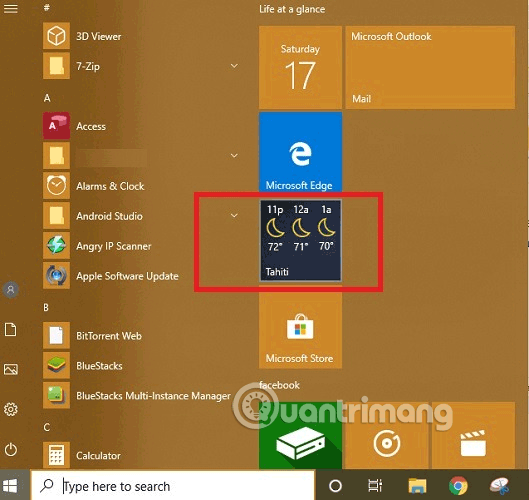 Hur man visar väder på en dator med Windows 10