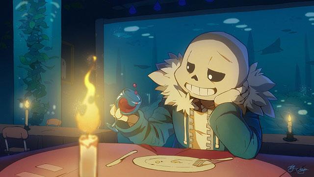 Sans veggfóður, flottar sans myndir, undertale sans myndir, Sans veggfóður