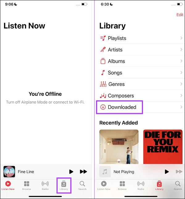 Hogyan tölthet le zenét az Apple Music alkalmazásból offline hallgatáshoz