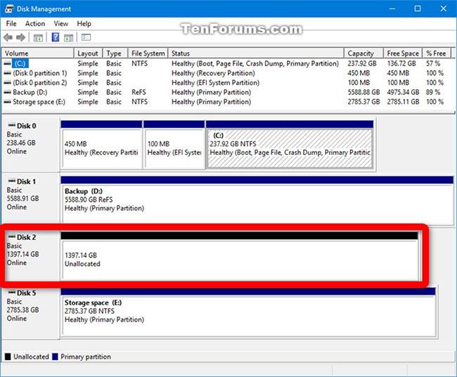 Jak odstranit jednotku z úložiště ve službě Storage Spaces v systému Windows 10