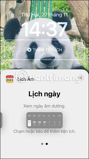 Jednoduchý způsob, jak zobrazit lunární kalendář na zamykací obrazovce iPhone