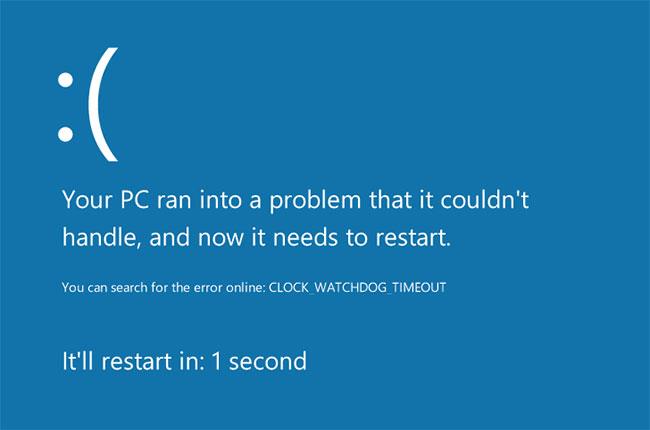 Jak opravit chybu Clock Watchdog Timeout ve Windows 10