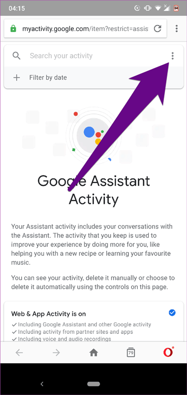 Как да изтриете историята на Google Assistant на Android