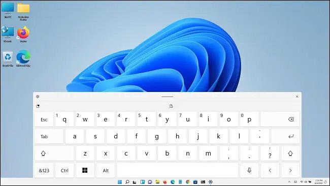 Så här ändrar du storleken på det virtuella tangentbordet/pektangentbordet i Windows 11