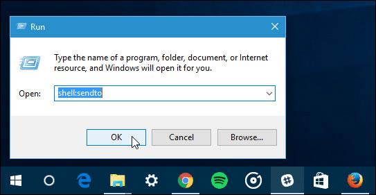 Jak přizpůsobit nabídku Odeslat do ve Windows 10