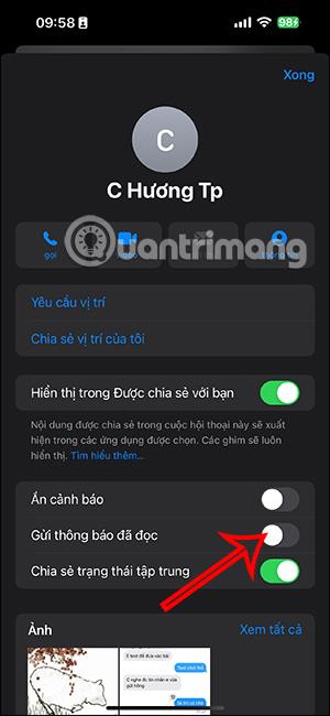 Інструкції щодо вимкнення сповіщень про читання iMessage