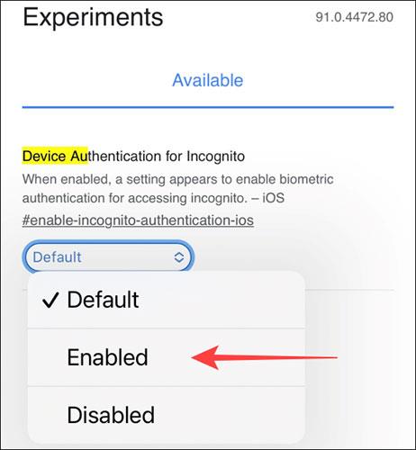 Hvernig á að læsa huliðsflipa með Face ID í Chrome fyrir iPhone