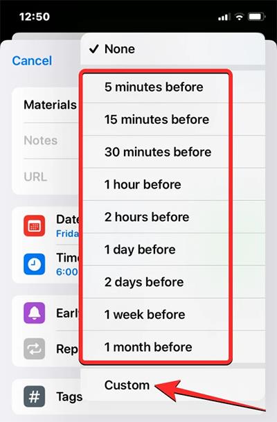 Kaip nustatyti išankstinius priminimų pranešimus iOS 17