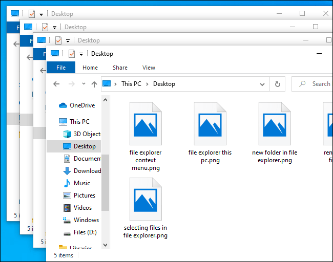 Kako koristiti File Explorer bez miša na Windows 10