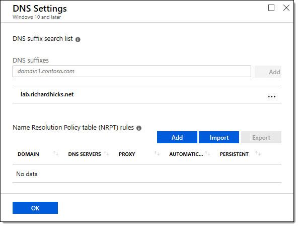 Konfigurera Always On VPN i Windows 10 med Microsoft Intune