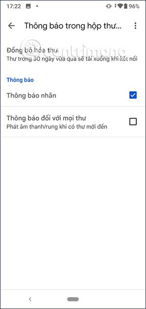 Slik tilpasser du Gmail-varsler for Android