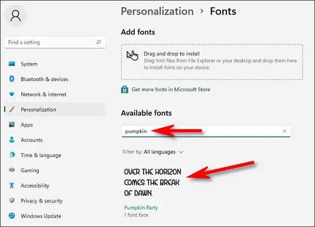 Kako namestiti (in odstraniti) pisave v sistemu Windows 11