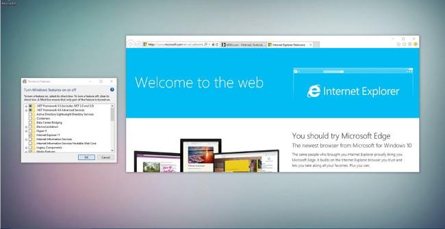 Instruksjoner for hvordan du avinstallerer Internet Explorer på Windows 10