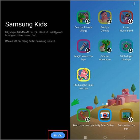 Slik bruker du Samsung Kids-modus