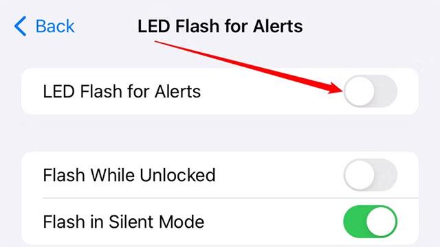 Sådan slår du notifikationsflash fra på iPhone