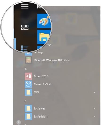 Kā izveidot mapes un paslēpt Windows 10 Creators izvēlnes Sākt lietojumprogrammu sarakstu