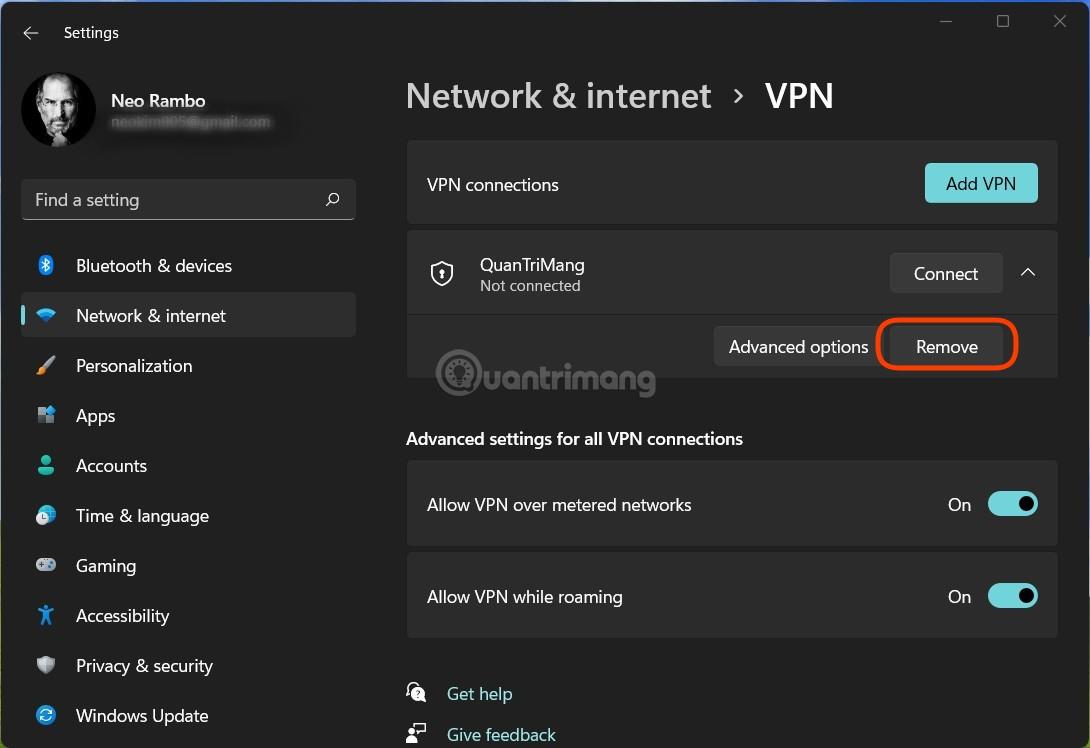 VPN:n asentaminen ja käyttö Windows 11:ssä