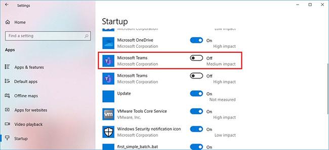 Kā novērst Microsoft Teams automātisku startēšanu operētājsistēmā Windows 10