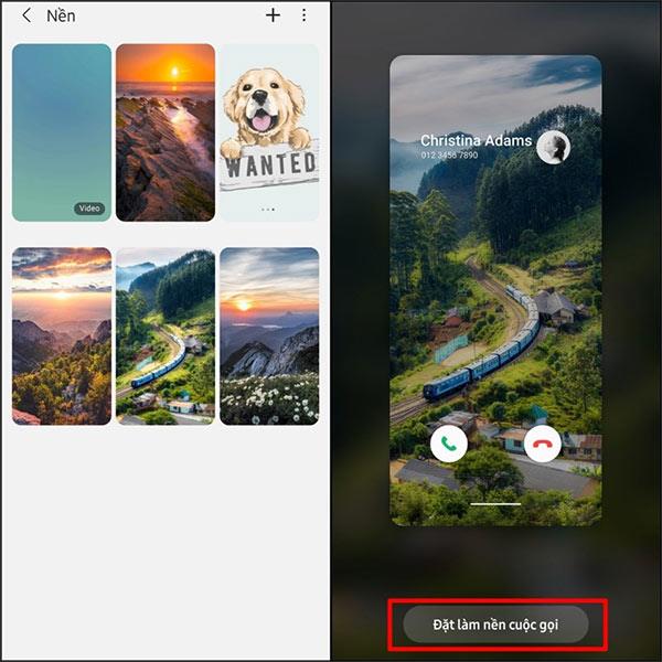 Kako postaviti pozadinu poziva na Samsung