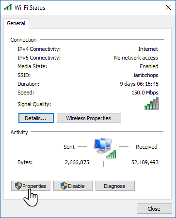 Hvernig á að slökkva á Wi-Fi þegar þú tengist Ethernet í Windows 10